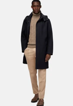 Boggi Milano Parka En Laine Technique