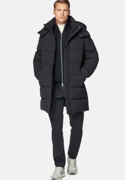 Boggi Milano Parka En Nylon En Plume D'Oie BTech
