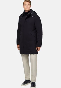 Boggi Milano Parka En Tissu Technique Rembourré