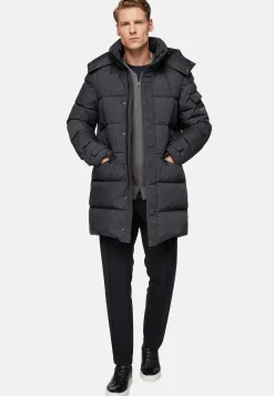 Boggi Milano Parka En Tissu Technique Plume D'Oie BTech