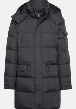 Boggi Milano Parka En Tissu Technique Plume D'Oie BTech