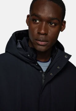 Boggi Milano Parka Lamé En Duvet