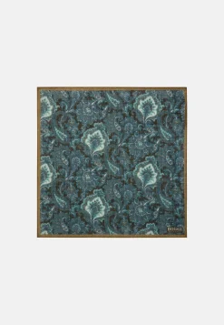 Boggi Milano Pochette Motif Paisley En Laine