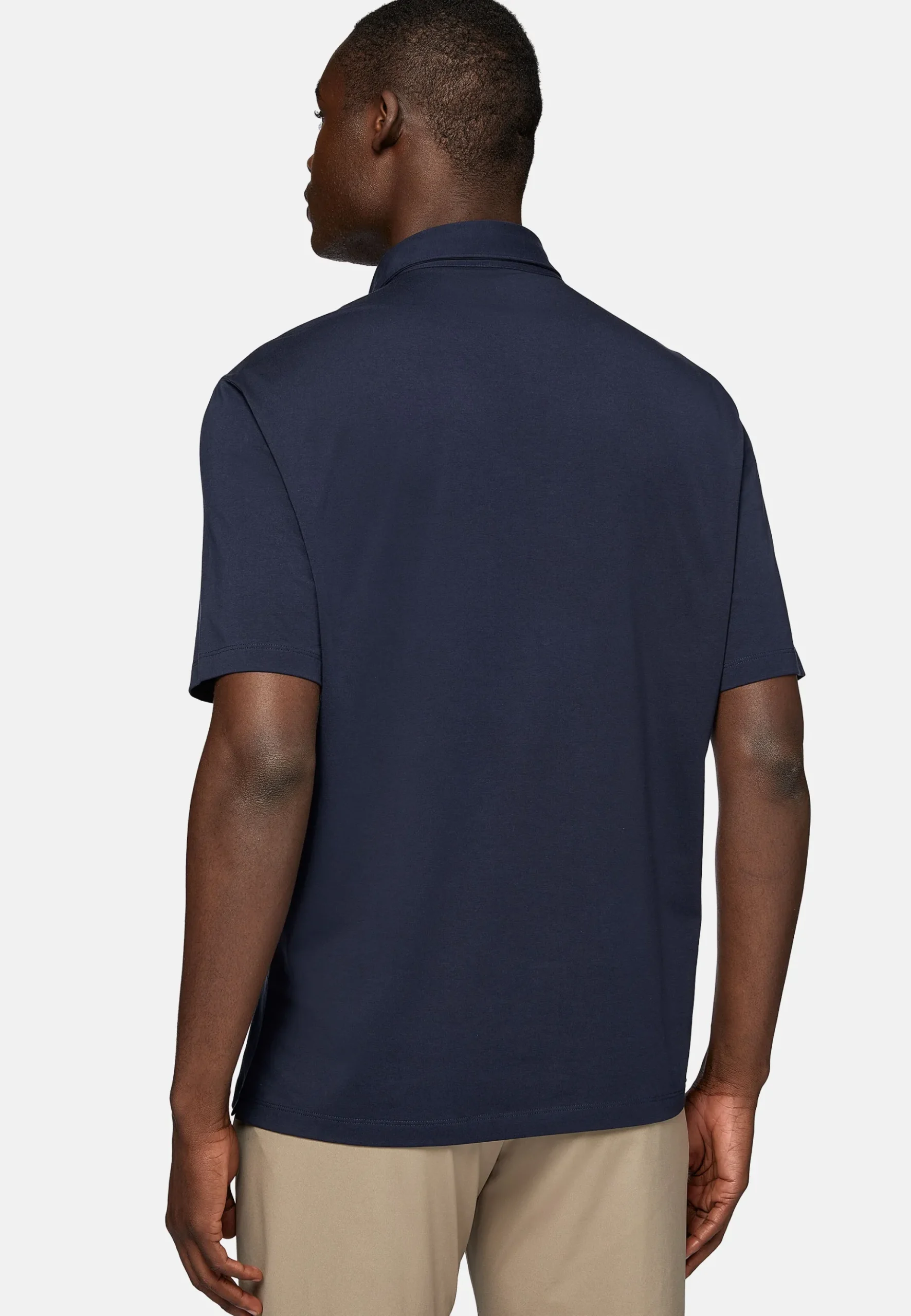 Boggi Milano Polo En Coton Supima Extensible