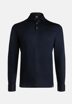 Boggi Milano Polo En Jersey De Coton Pima Regular Fit Manches Longues