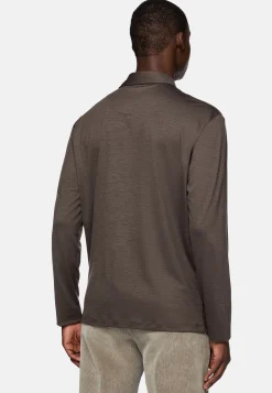 Boggi Milano Polo En Laine Tencel