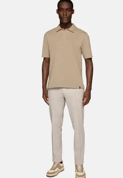 Boggi Milano Polo En Mélange De Jersey Et Coton Bio