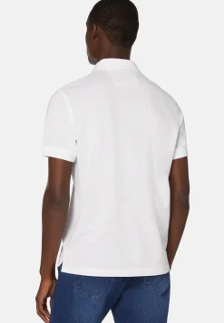 Boggi Milano Polo En Piqué De Coton Coupe Droite