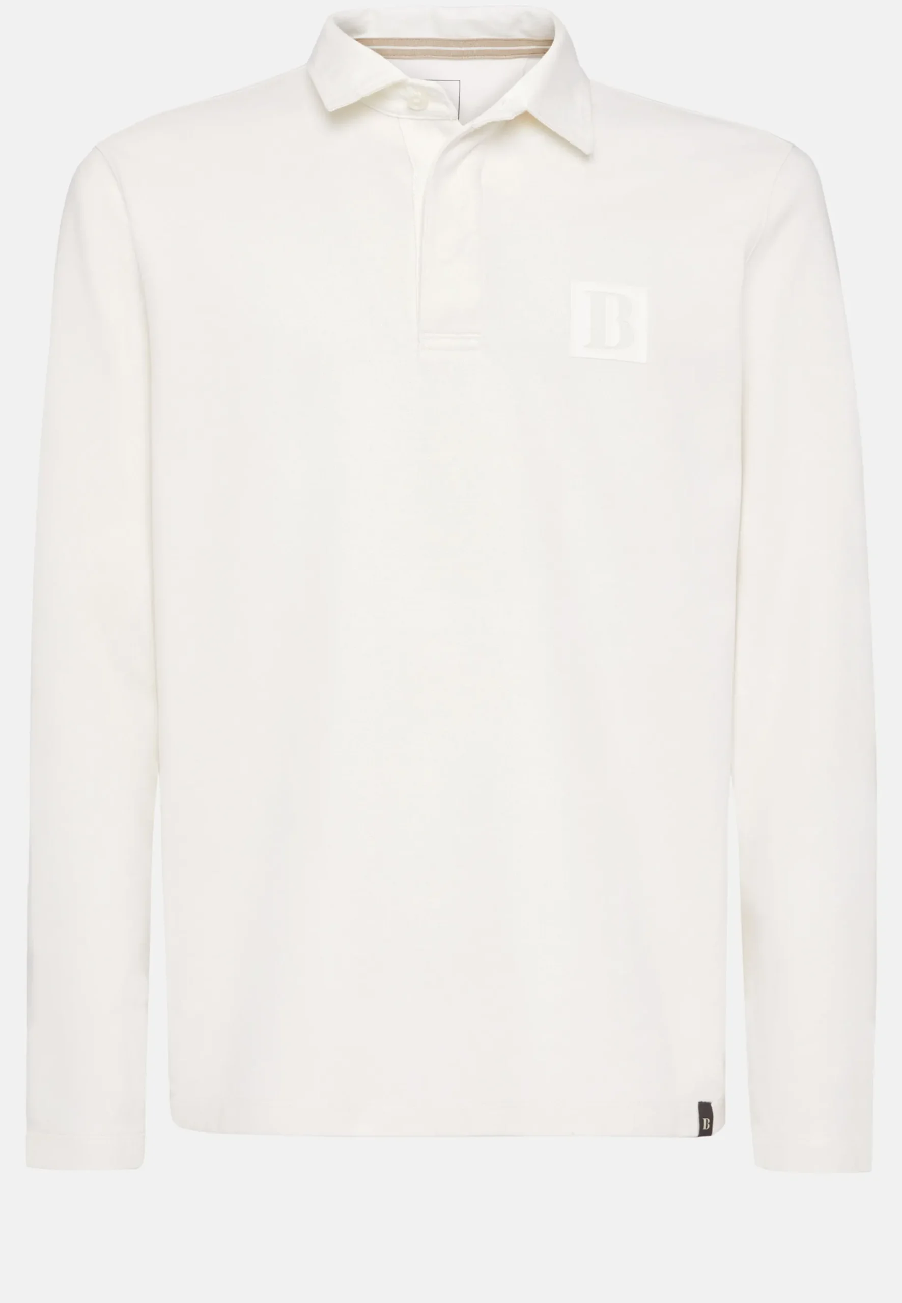 Boggi Milano Polo Rugby En Jersey De Coton Mélangé Regular Fit