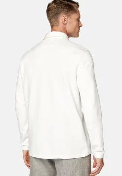 Boggi Milano Polo Rugby En Jersey De Coton Mélangé Regular Fit