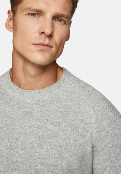 Boggi Milano Pull Col Rond En Cachemire Mélangé