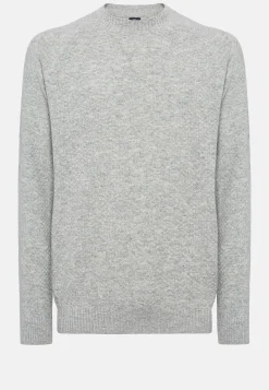 Boggi Milano Pull Col Rond En Cachemire Mélangé