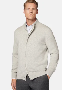Boggi Milano Pull Full Zip En Laine Cachemire
