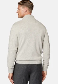 Boggi Milano Pull Full Zip En Laine Cachemire