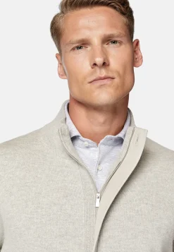 Boggi Milano Pull Full Zip En Laine Cachemire