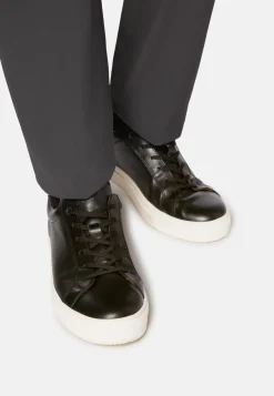 Boggi Milano Sneakers En Cuir Noir