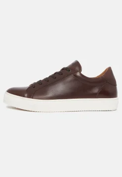 Boggi Milano Sneakers Marron En Cuir