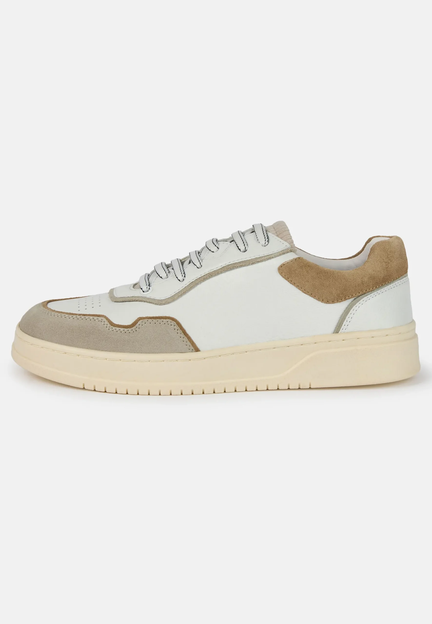 Boggi Milano Sneakers Mix Cuir Et Velours