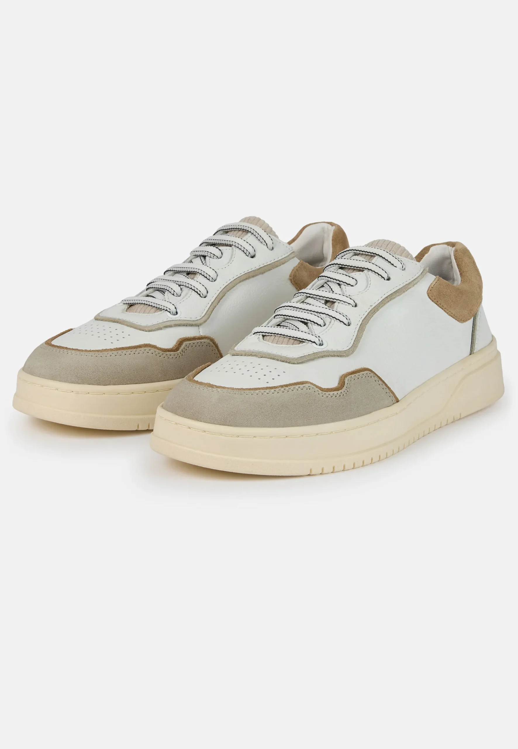 Boggi Milano Sneakers Mix Cuir Et Velours