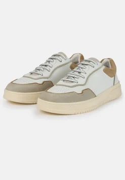 Boggi Milano Sneakers Mix Cuir Et Velours