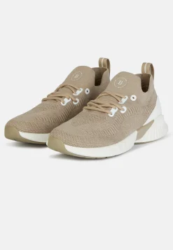 Boggi Milano Sneakers Willow Beiges En Fil Recyclé