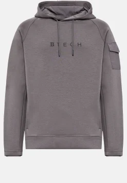 Boggi Milano Sweat-Shirt À Capuche En Coton Mélangé Scuba Léger