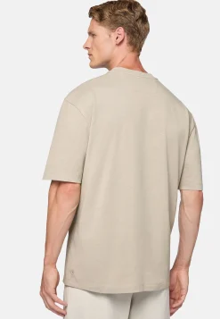 Boggi Milano T-shirt En Coton Bio Mélangé