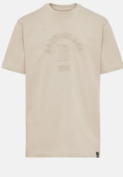 Boggi Milano T-shirt En Coton Bio Mélangé