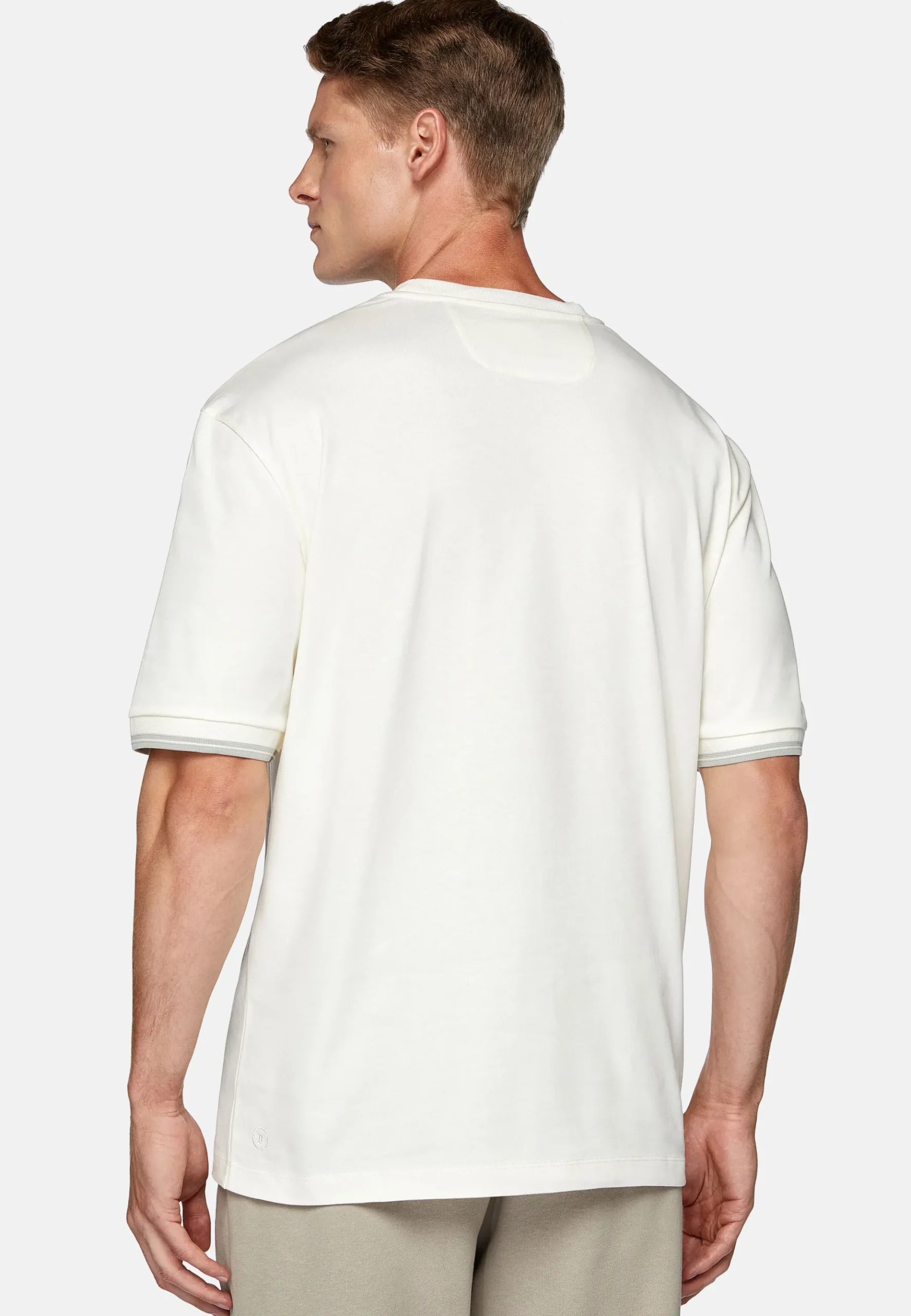 Boggi Milano T-shirt En Coton Bio Mélangé