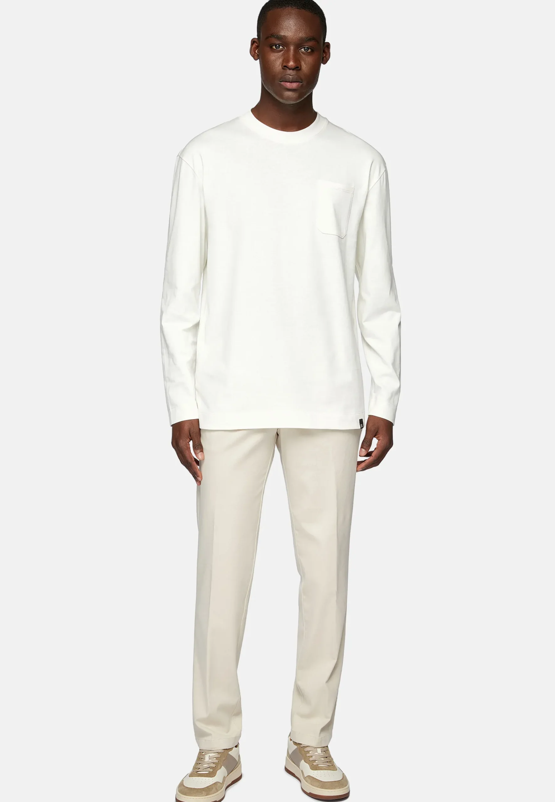 Boggi Milano T-shirt En Coton Bio Mélangé