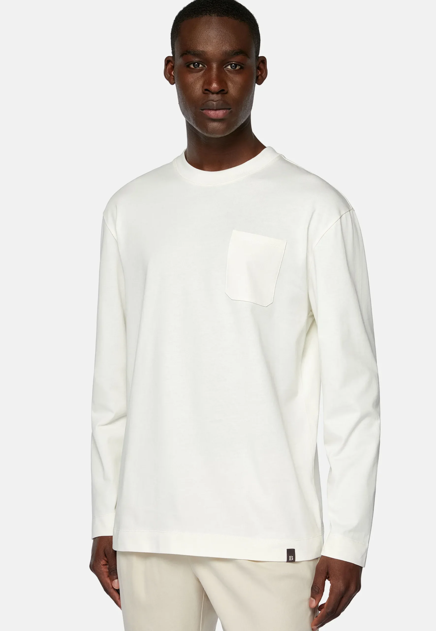 Boggi Milano T-shirt En Coton Bio Mélangé