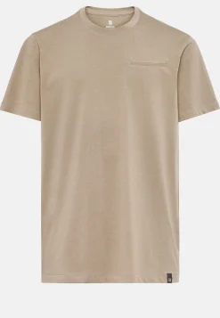 Boggi Milano T-Shirt En Jersey De Coton Avec Poche Poitrine