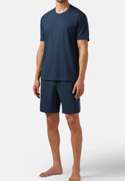Boggi Milano T-shirt Pyjama En Viscose Mélangée