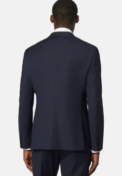 Boggi Milano Veste à Micromotif En Laine Extensible