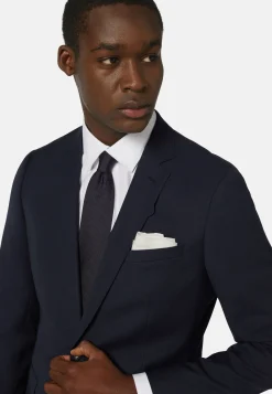 Boggi Milano Veste à Micromotif En Laine Extensible