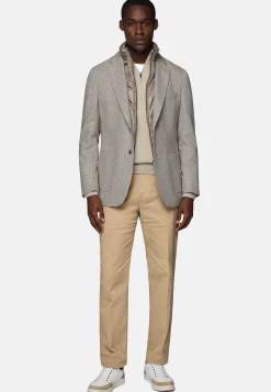 Boggi Milano Veste Avec Gilet En Laine Mélangée