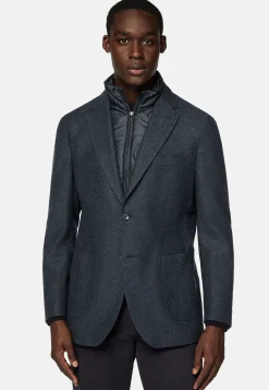 Boggi Milano Veste Avec Gilet En Laine Mélangée