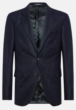 Boggi Milano Veste Bleu Marine En Pure Laine