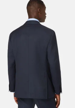 Boggi Milano Veste Micro Structurée En Laine Entoilée