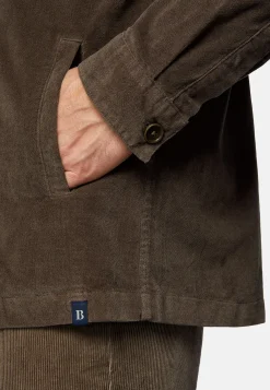 Boggi Milano Veste Chemise En Moleskine