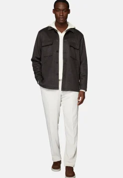 Boggi Milano Veste Chemise Link En Cachemire Mélangé