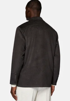Boggi Milano Veste Chemise Link En Cachemire Mélangé