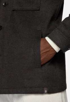 Boggi Milano Veste Chemise Link En Cachemire Mélangé