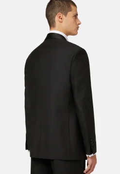 Boggi Milano Veste De Smoking En Laine Avec Revers Châle