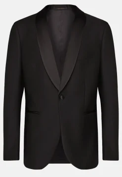 Boggi Milano Veste De Smoking En Laine Avec Revers Châle