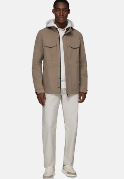 Boggi Milano Veste De Treillis En Tissu Technique Recyclé B Tech