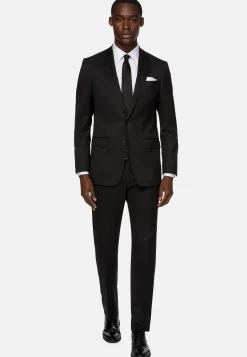 Boggi Milano Veste En Sergé De Laine Extensible