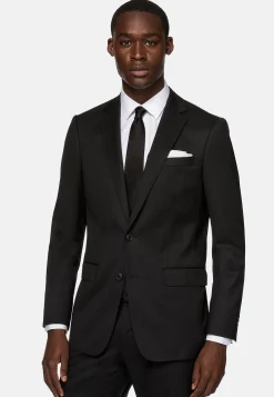 Boggi Milano Veste En Sergé De Laine Extensible