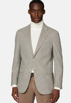 Boggi Milano Veste Gris Tourterelle En Laine Extensible