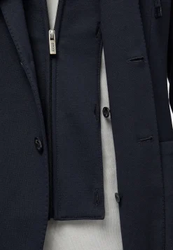 Boggi Milano Veste Molletonnée Madison Bleu Marine En Coton Mélangé